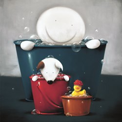 Rub A Dub Dub by Doug Hyde - Limited Edition on Paper sized 20x20 inches. Available from Whitewall Galleries