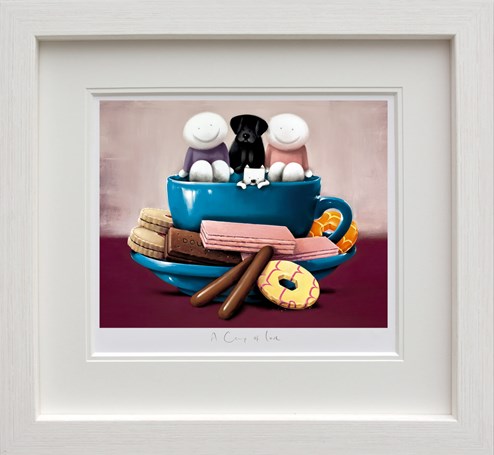 A Cup of Love by Doug Hyde - Framed Limited Edition on Paper